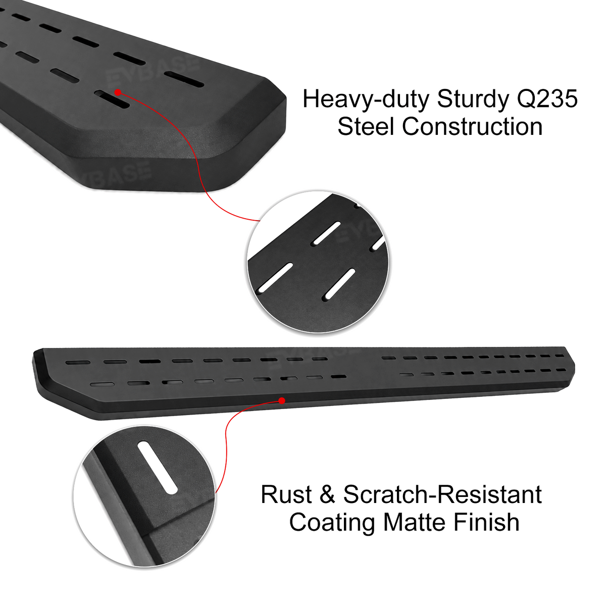 Running Boards 2.0 for Rivian R2 Heavy-Duty Off-Road Style Side Steps Nerf Bars