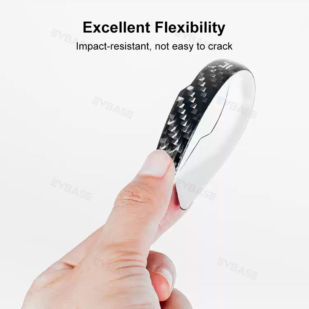 Model 3 Y Side Door Edge Guards Wet Real Carbon Fiber Scratch Protector Strips for Tesla