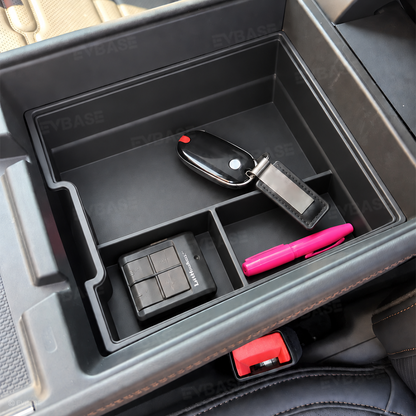 Center Console Organizer for Rivian R2 Center Console Armrest Two-Tier Storage Tray Insert