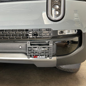 Rivian License Plate Holder R1T R1S License Plate Mount Kit No Drilling For Rivian Exterior Accessories