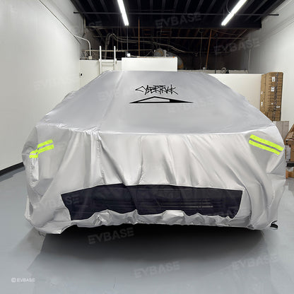 Cybertruck Full Car Covers Waterproof Sliver Coating All Weather Outdoor Protection Exterior Accessories for Tesla