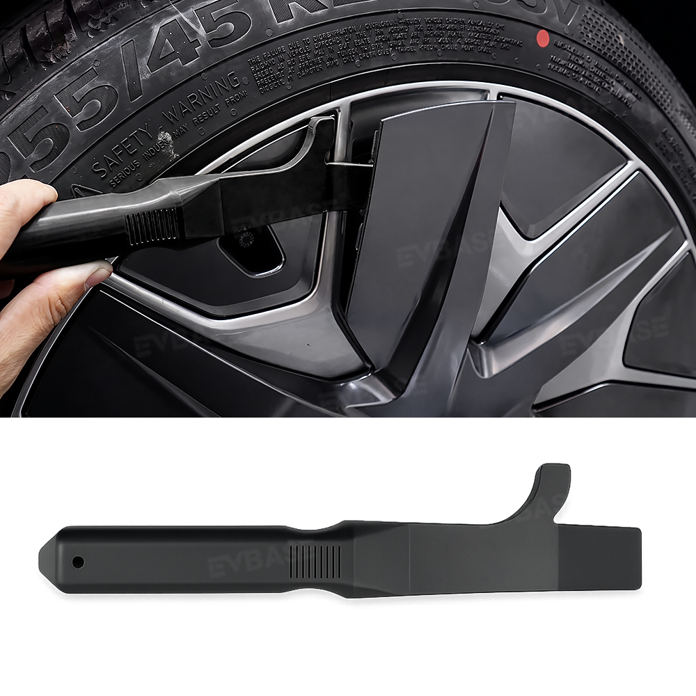 Model Y Juniper Wheel Cover Removal Tool Wheel Center Cap Removal Pry Bar Hubcap Repair Puller for Tesla Model Y/3/X/S