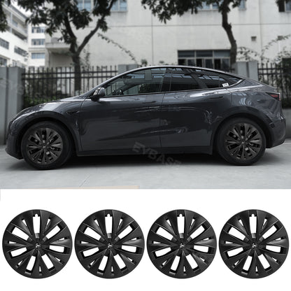 Model Y Wheel Covers 19" Wheel Caps ABS Hubcaps Replacement 4PCS Rim Protection For Tesla Gemini Wheels