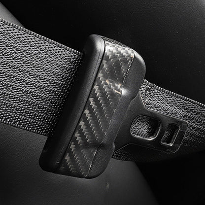 Model Y 3 Carbon Fiber Interior Accessories Seat Belt Fascia Cover for Tesla