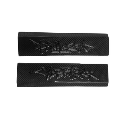 Cybertruck Front  Door Sill Protector Real Carbon Fiber Door Sill Cover Trim Plates