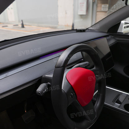 Model Y 3 Carbon Fiber Interior Accessories Dashboard Front Door Cover Trim for Tesla