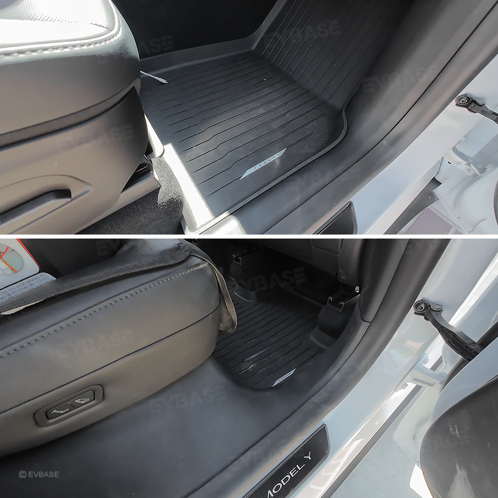 Model Y Juniper Front and Rear Door Sill Protectors Interior Door Protection Kit for Tesla