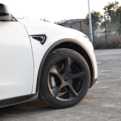 Model Y Juniper Wheel Covers for Tesla 19" Crossflow Wheels Hubcaps-3D Sculpted Design