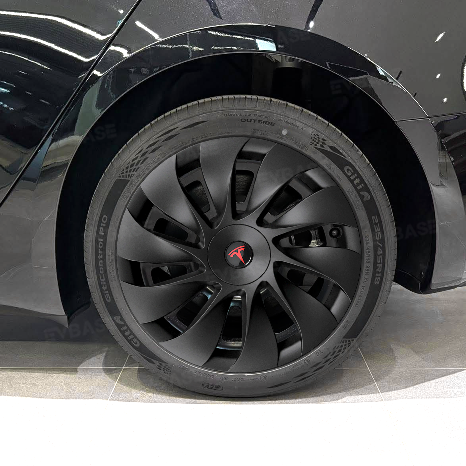 Model 3 Standard Wheel Covers for Tesla 18 Inch Prismata Wheels Überturbine Style Hubcaps