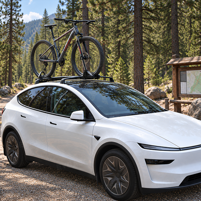 Model Y L Roof Rack Cross Bar Aluminum Alloy Lockable Cargo Carrier Rails
