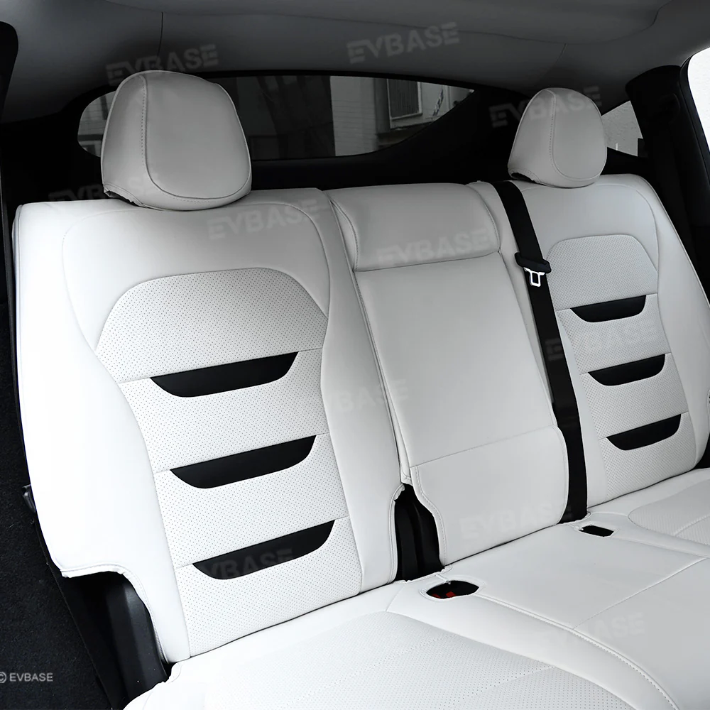 Model Y Juniper Standard Seat Covers NAPPA Leather Seat Protector 3-lined Insignia Design