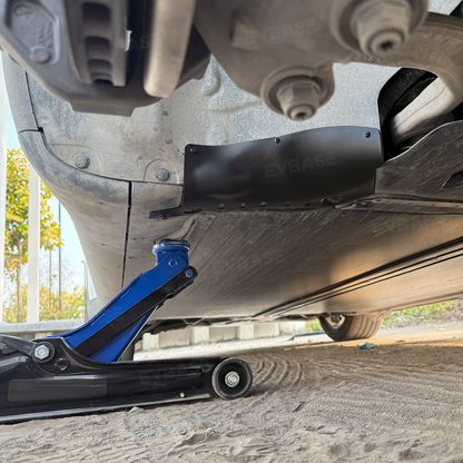 Model 3/Y Coolant Line Skid Plate Protection Guards Lower Chassis Coolant Pipe Protection Cover (Powder Coated)-Carbon Steel