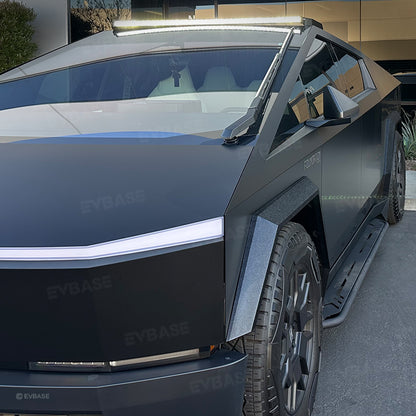 Cybertruck Fender Flare Vinyl Wrap Kit Trim Wheel Arch Eyebrow Protection Textured Overlay For Tesla