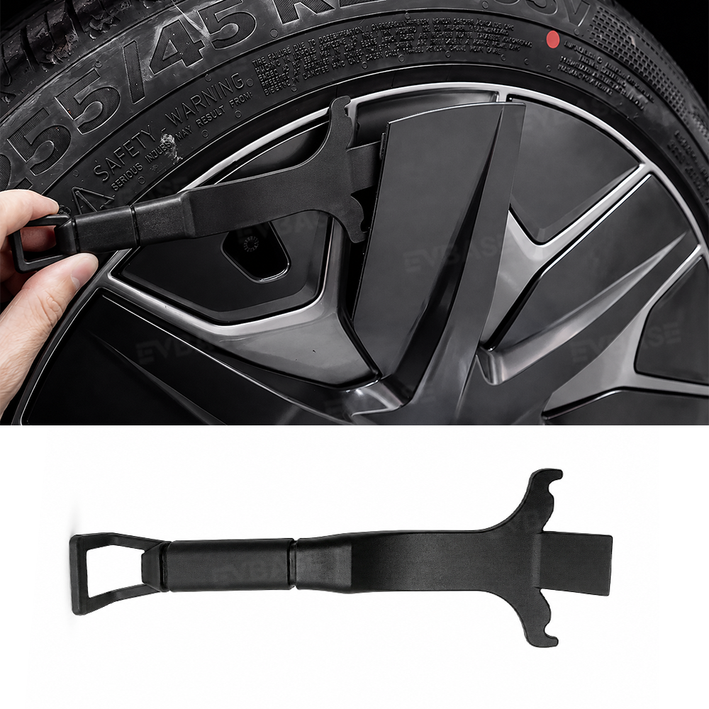 Model Y Juniper Wheel Cover Removal Tool Wheel Center Cap Removal Pry Bar Hubcap Repair Puller for Tesla Model Y/3/X/S