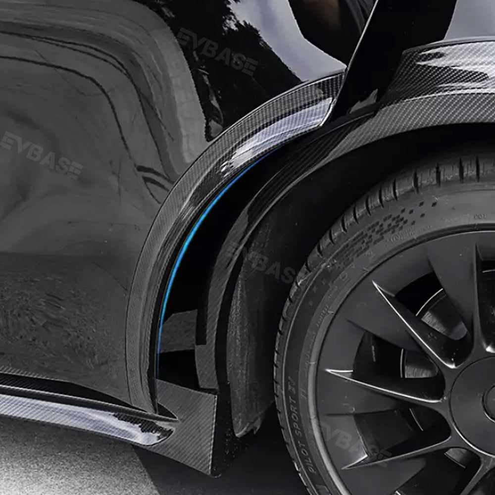 Model Y Fender Flares Wide Body Wheel Arches Extensions Edge Trim Protector With Radar Cutout for Tesla
