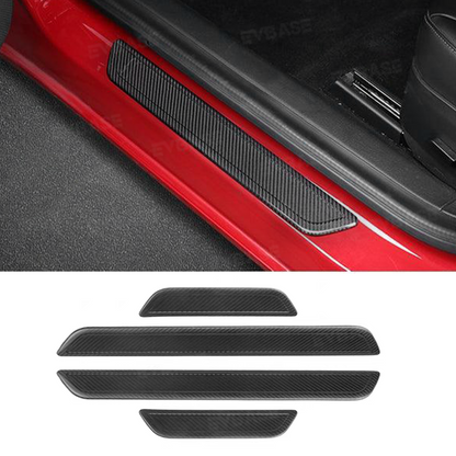 Tesla Model Y Juniper Real Carbon Fiber Upgrade Kit Full Interior Protection Cover Trim Overlay