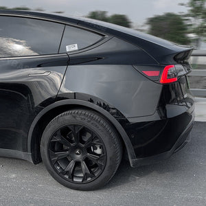 EVBASE Tesla Model Y Wheel Covers With Thunder Style 19 inch Hub Caps 4pcs Inspired by Cybertruck Model Y 2020-2024 Year