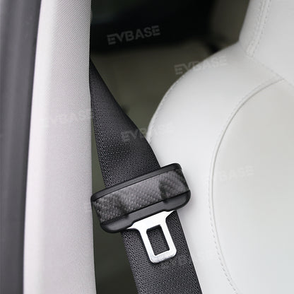 Model Y 3 Carbon Fiber Interior Accessories Seat Belt Fascia Cover for Tesla
