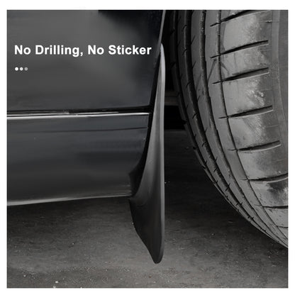 Model 3 OEM Mud Flaps Splash Guards 4Pcs Fender Front and Rear No Drilling for Tesla