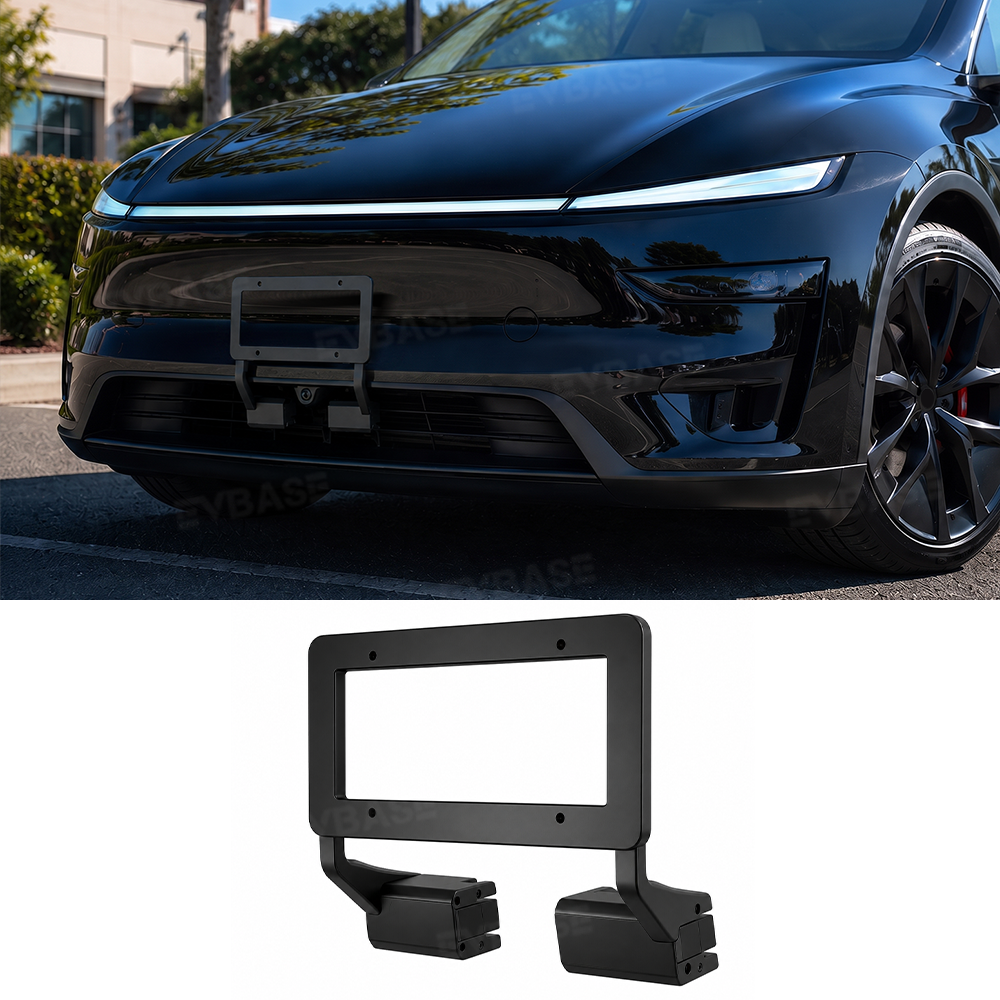 Model Y Juniper Performance Front License Plate Mount No Drill License Plate Holder Aluminum Alloy Bracket