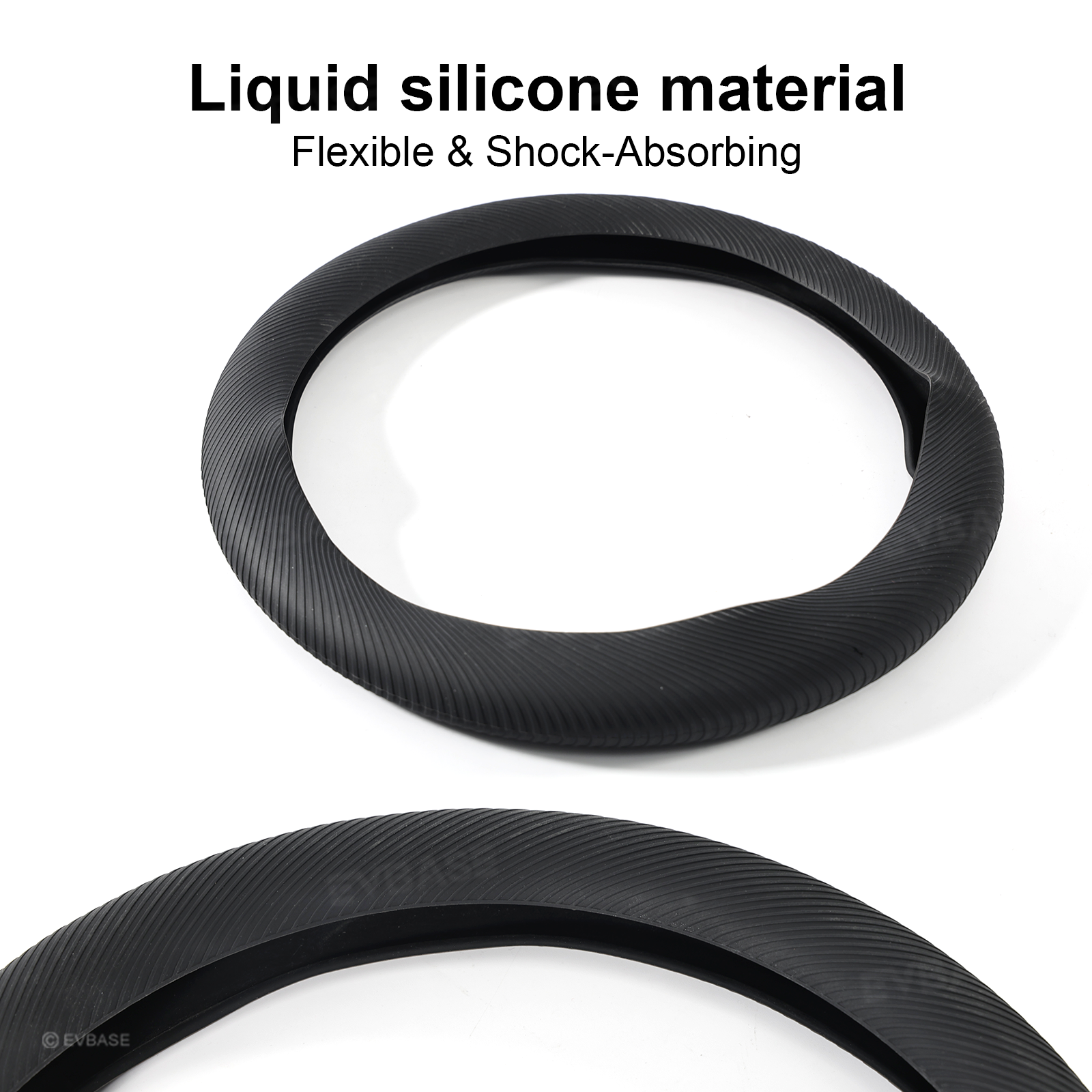 Model Y Juniper /3 Highland Silicone Steering Wheel Cover Anti-Slip Steering Wheel Protector Overlay