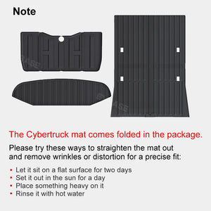 Tesla Cybertruck Truck Bed Liner Mat Foldable Pickup All Weather Rugged Bed Cover Cargo Floor Mat