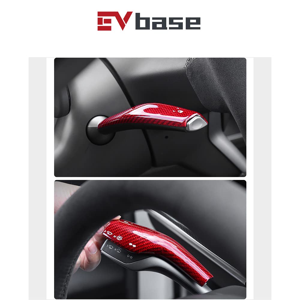 Model Y 3 Real Carbon Fiber Interior Accessories Column Gear Shift Cover for Tesla