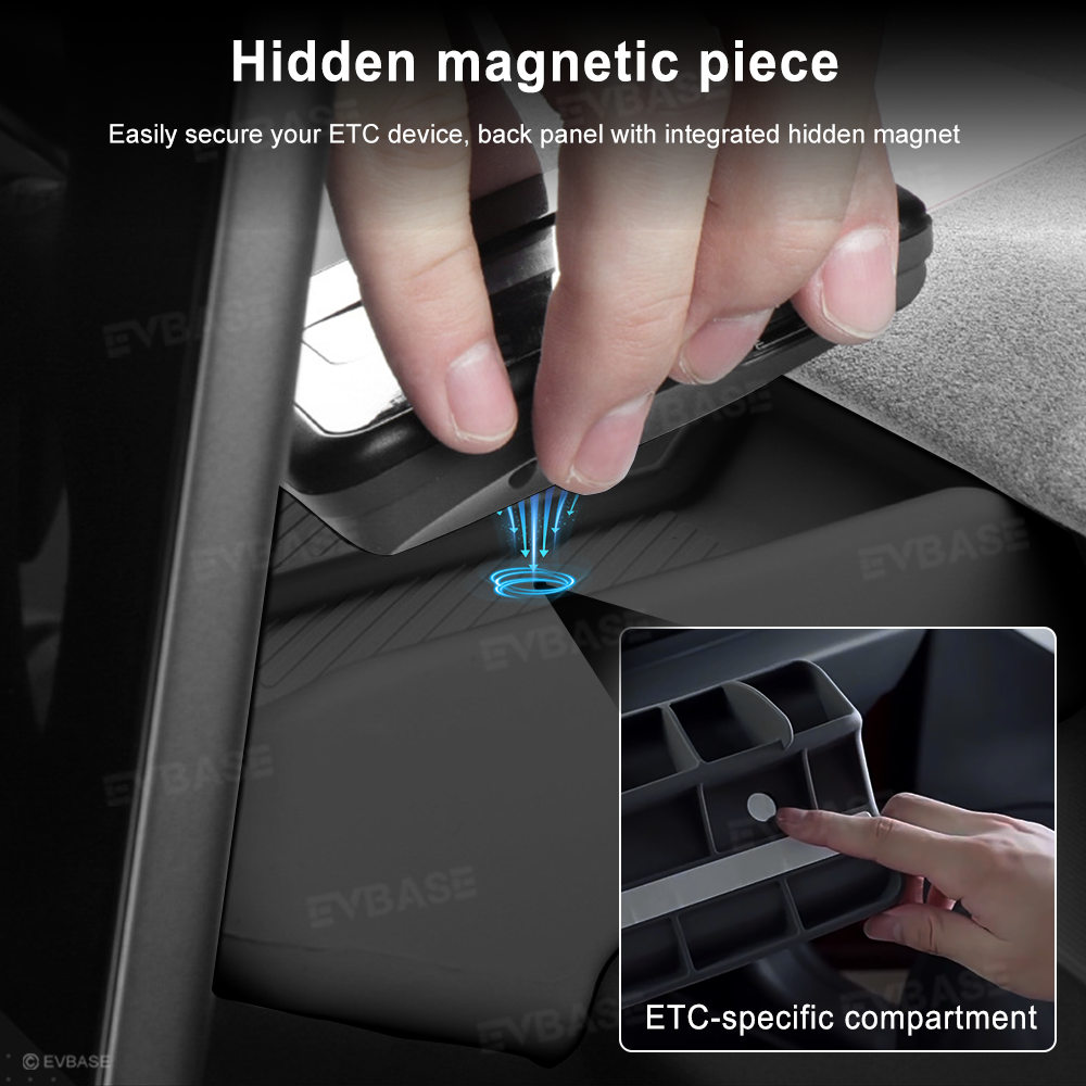 Model Y Juniper Dashboard Display Back Storage Tray Silicone Storage Box Tesla Organizer