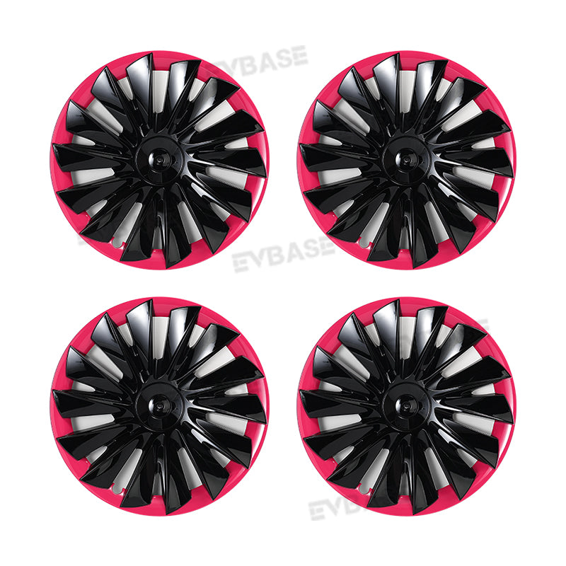 Model Y Bicolor Wheel Covers 19 Inch ABS Rim Protector Covers Sport Wheel Caps 4PCS For Tesla