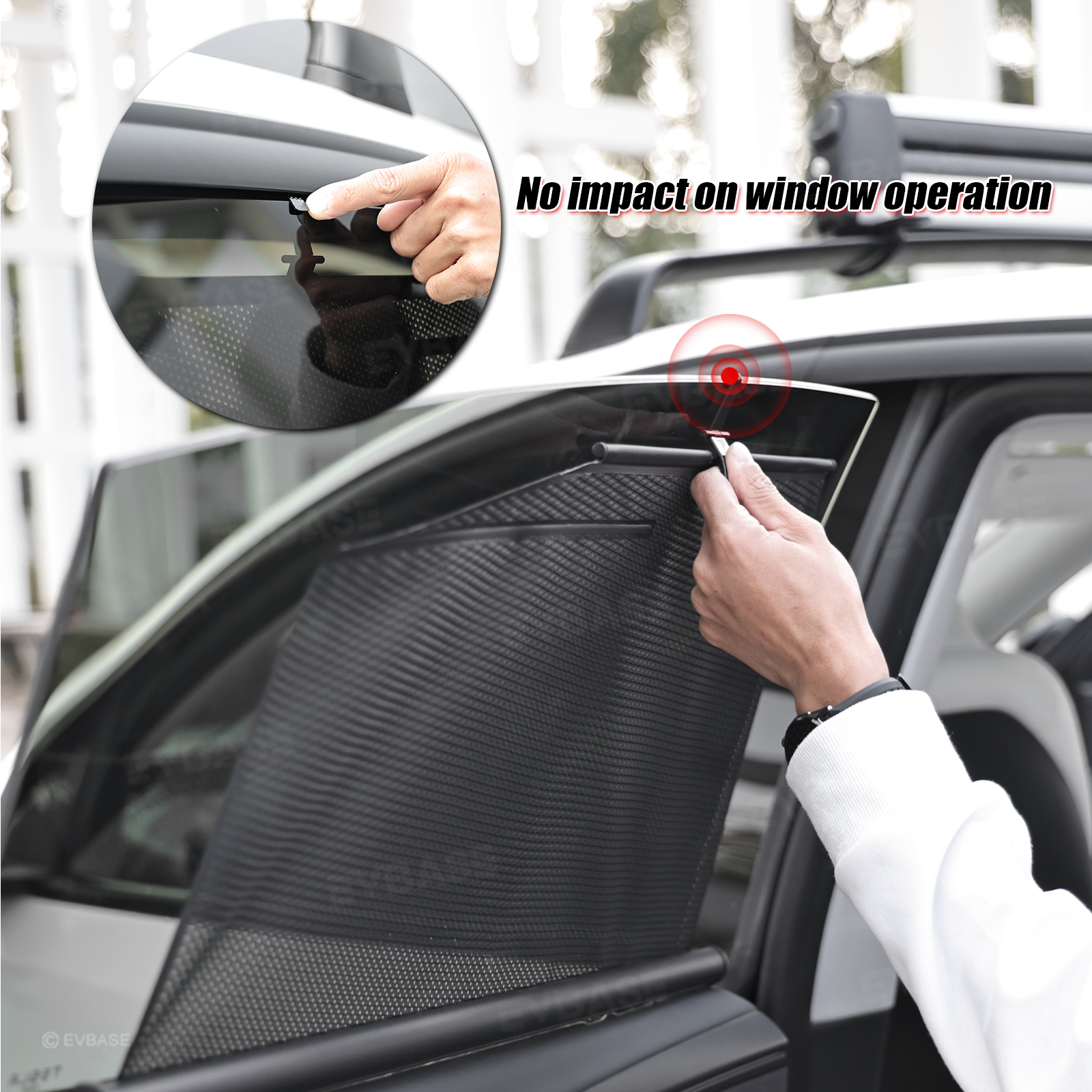 Model Y Juniper Side Window Shade Custom Retractable Front & Rear Window Sun Shade Privacy Protection