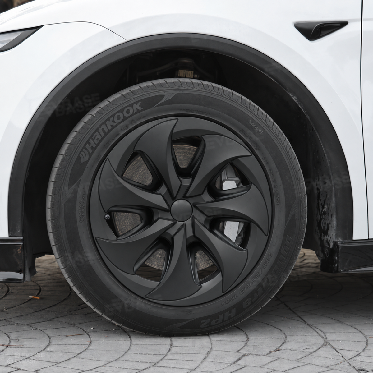 Model Y Juniper Standard 18inch Wheel Covers Turbine Blade Style Hubcaps 4PCS