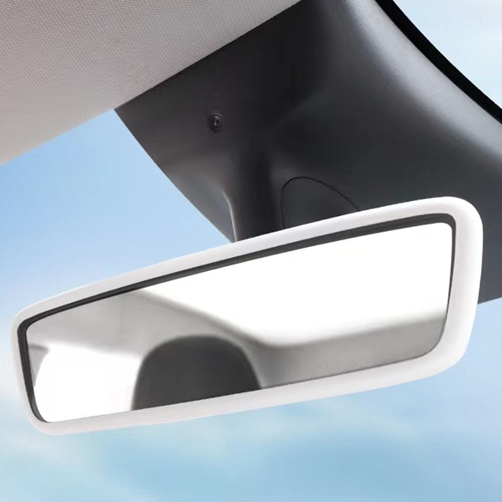 Tesla Rear View Mirror Cover Silicon Protector Frame Model 3 Y X S Interior Mirror Cover Accessories