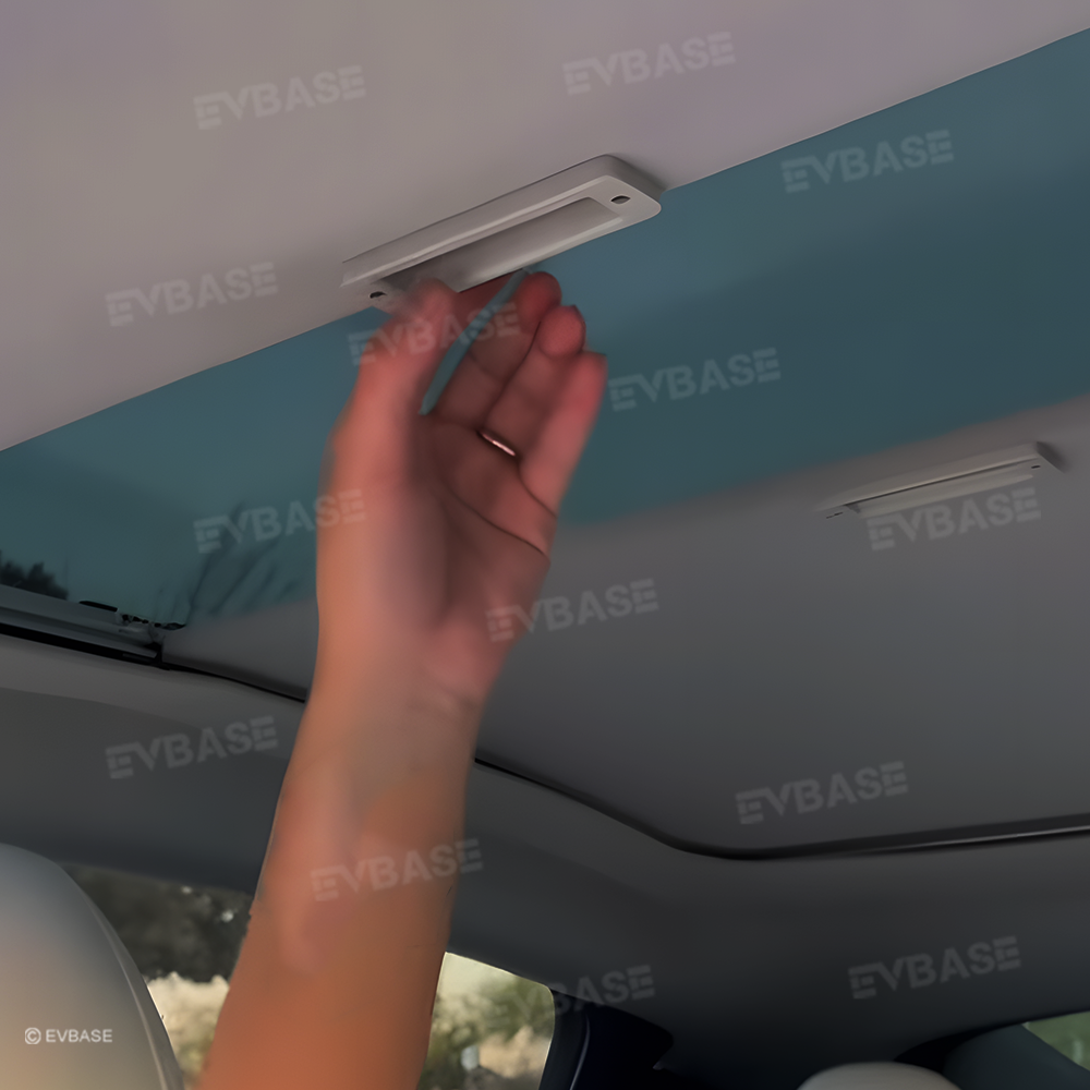 Model Y Juniper Retractable Sunshade for Tesla Glass Roof Sunshade With Roll Fabric Style Heat Insulation UV Protection