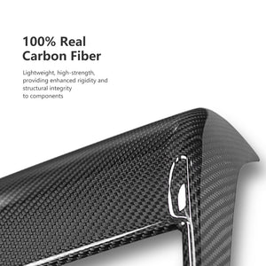 EVBASE Real Carbon Fiber Tesla Model 3 Y Rear Air Outlet Vent Cover Genuine Carbon Fiber