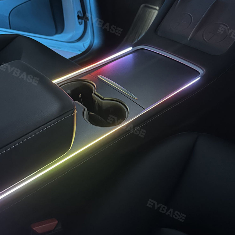 Model 3 Y Center Console Streamer Ambient Light Tesla Interior Light A ...