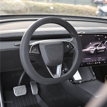 Model Y Juniper /3 Highland Silicone Steering Wheel Cover Anti-Slip Steering Wheel Protector Overlay