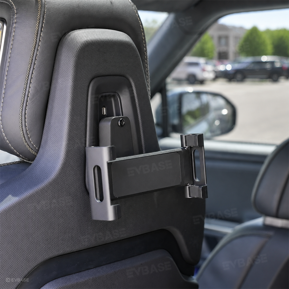 Back Seat Phone & Tablet Mount Anchor for Rivian R1T/ R1S/ R2 Magnetic Ball Mount Holder