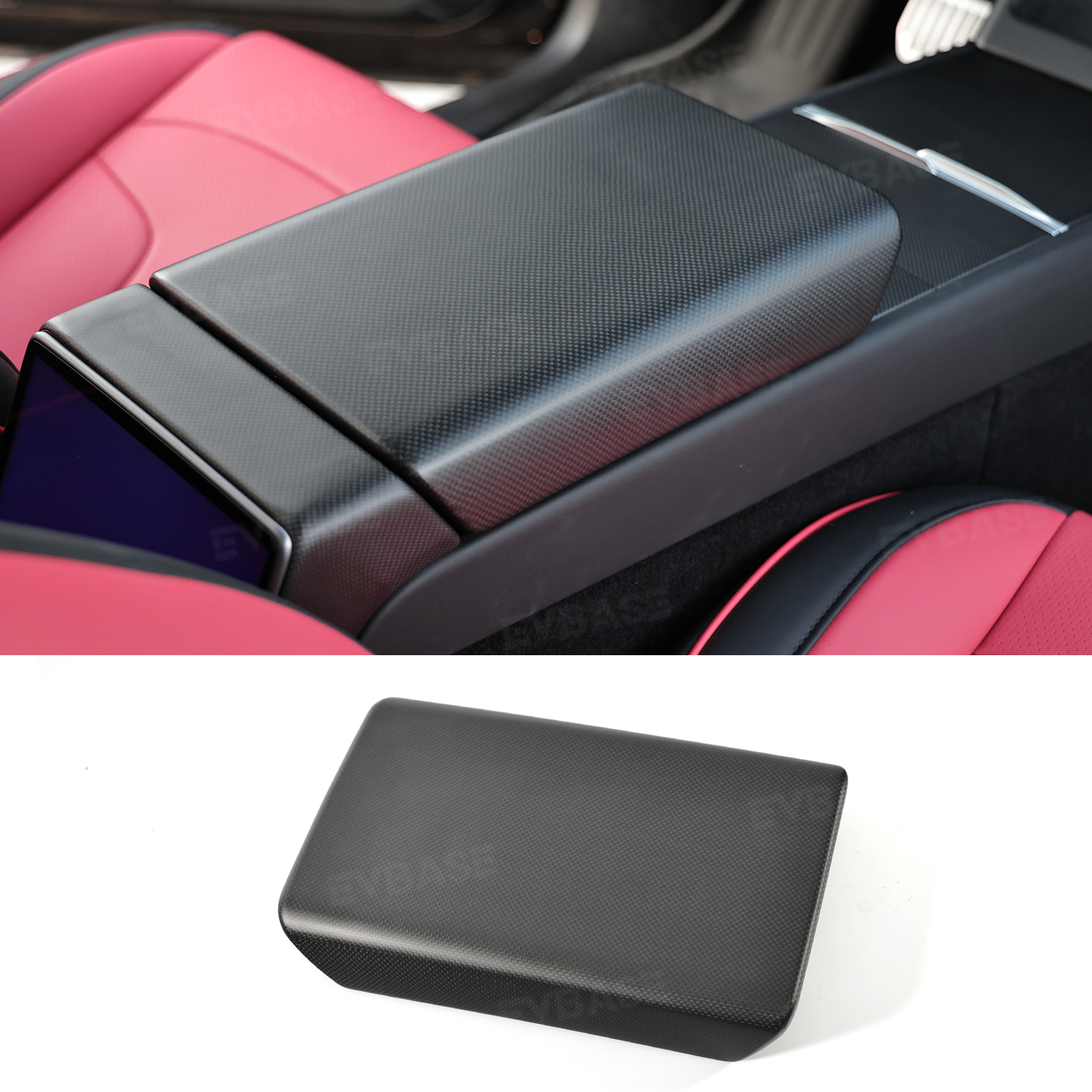 Model Y Juniper Real Carbon Fiber Interior Upgrade Full Kit Protective Overlay "Plain Weave" (Performance Look)