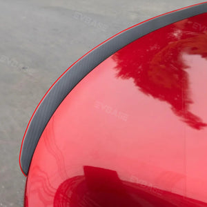 EVBASE Tesla Model 3 Highland Spoiler Wing Redline Real Carbon Fiber Trunk Lid Rear Lip Spoiler