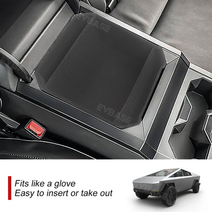 Cybertruck Armrest Box Organizer Storage Box ABS Flocked Liner Center Console Tray for Tesla