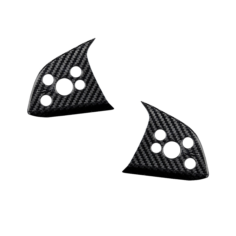 Model 3 Highland Steering Wheel Cover Cap Real Carbon Fiber Decorative Trim Overlay for Tesla