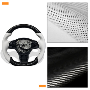 EVBASE Customized Tesla Carbon Fiber Steering Wheel Model 3 Y Tesla Accessrioes