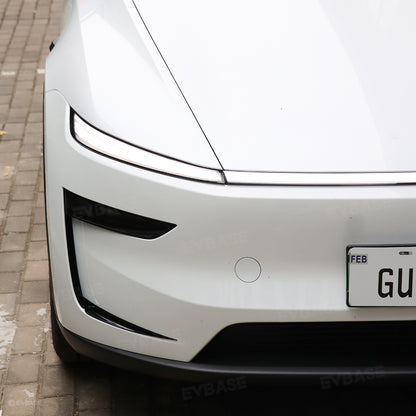 Model Y Juniper Fog Light Trim Front Bumper Air Vent Trim Covers & Rear Taillight Side Trim Overlay