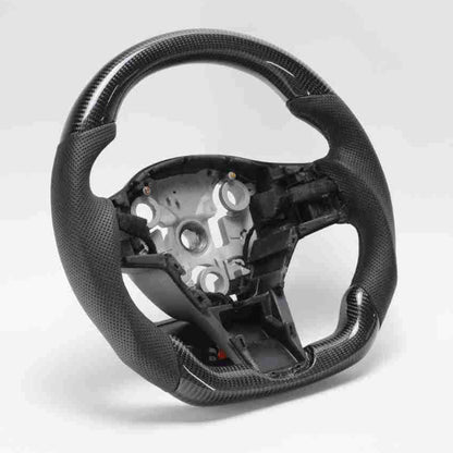 EVBASE Customized Carbon Fiber Steering Wheel for Model 3 Y Tesla Accessories