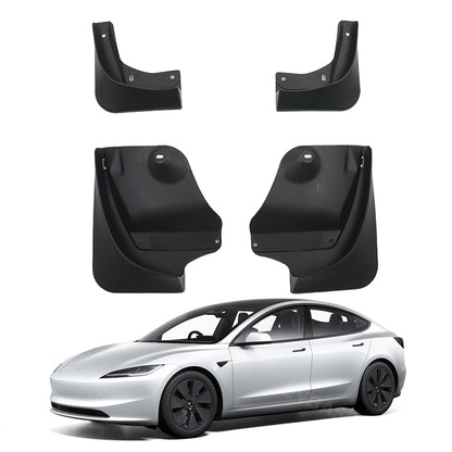 4PCS Plastic Mud Flaps Splash Guards For Car Front & Rear Fenders – Universal Fit