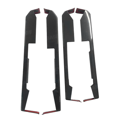 Tesla Cybertruck Door Panel Armrest Cover Real Carbon Fiber Lower Door Panel Overlays