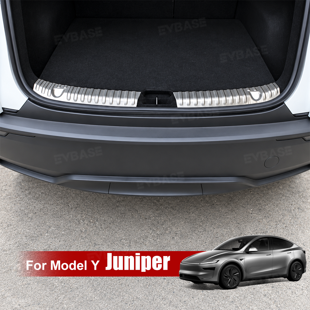 Model Y Juniper Rear Trunk Sill Protector Rear Bumper Guard Stainless Steel Trunk Sill Plate Cover