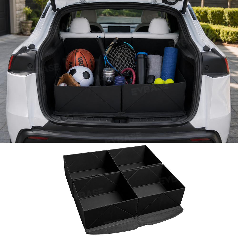 Model Y Juniper Expandable Trunk Organizer Foldable Trunk Cargo Storage Organizer