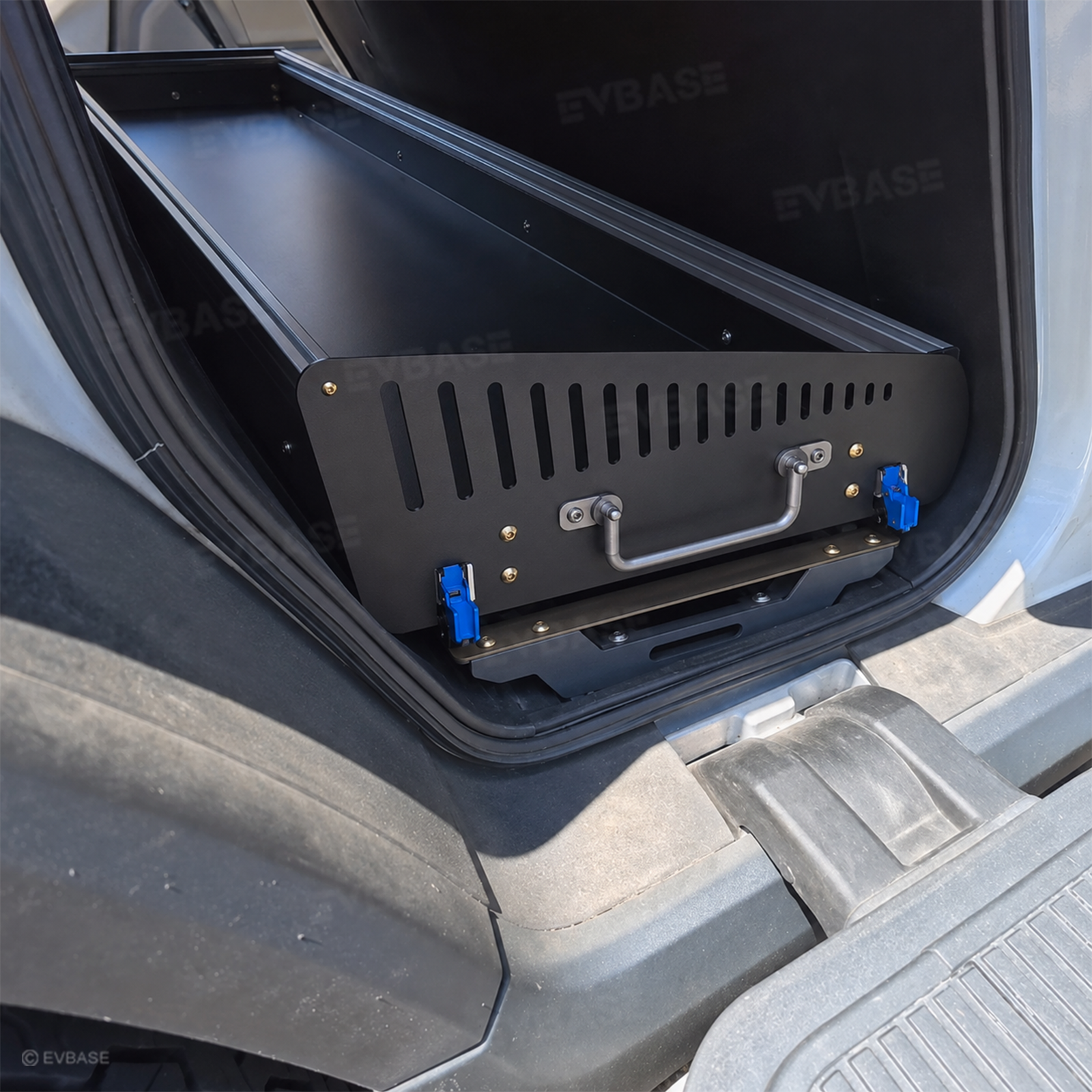 Gear Tunnel Slide Tray for Rivian R1T Cargo Slide Out Shelf Drawer Off-Road/Overland Adventures