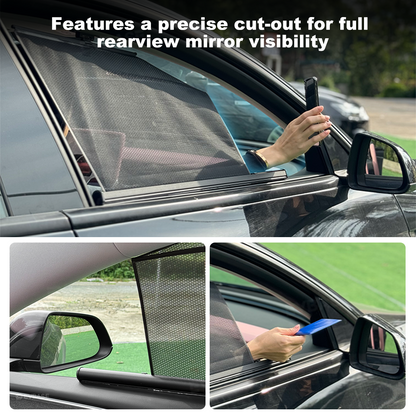 Model 3/Y Side Window Shade Custom Retractable Front & Rear Window Sun Shade Privacy Protection